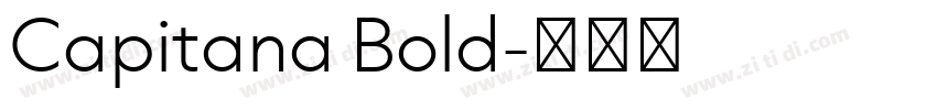 Capitana Bold字体转换
